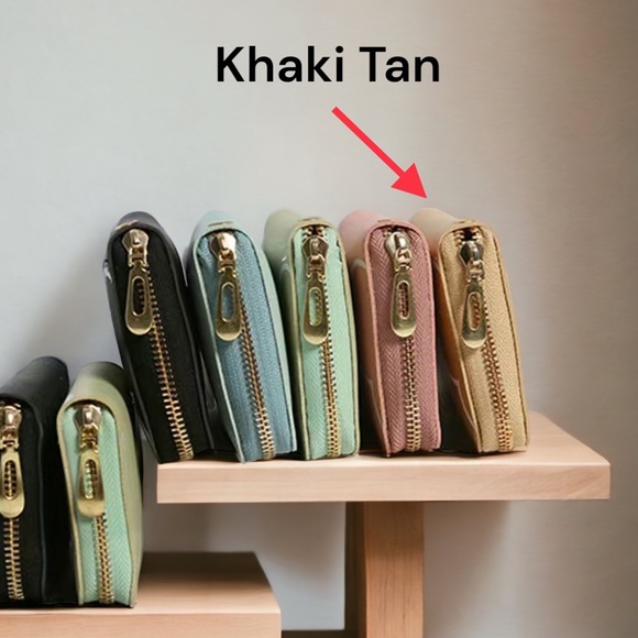 Minnie Mickey Mouse Wristlet Clutch  Convertible Long Wallet Tan Champagne Gold - Picture 6 of 16